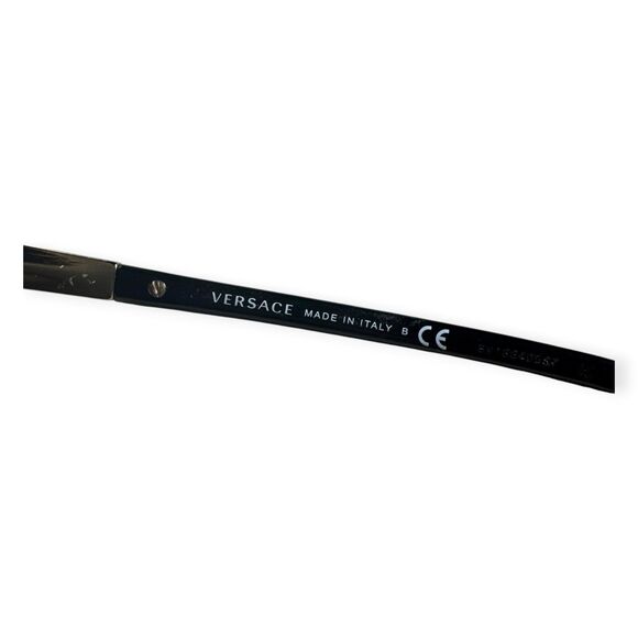 Versace VE 4313 Medusa Sunglasses Black Gold Frame VTG main image 4